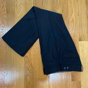 BR black wool pants